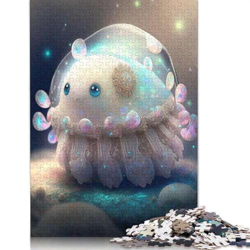 Puzzle, 1000 Teile, niedliche Monster für Erwachsene, Puzzle für Erwachsene, Heimdekoration, Spielzeug, 1000 Teile (38 x 26 cm) von QASEYIPV