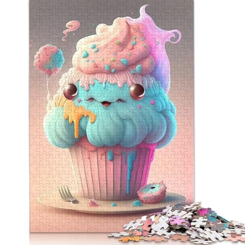 Puzzle, 1000 Teile, niedliche Monster für Erwachsene, einzigartige Dekoration für Zuhause und Geschenke, 1000 Teile (38 x 26 cm) von QASEYIPV