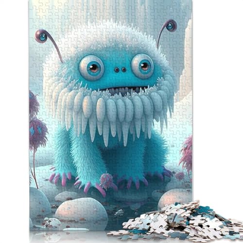 Puzzle, 1000 Teile, niedliche Monster für Erwachsene und Jugendliche, Papierpuzzle, Weihnachtsgeschenke, 1000 Teile (38 x 26 cm) von QASEYIPV