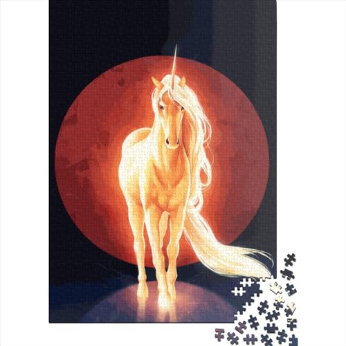 Puzzle 1000 Teile Das letzte Einhorn Quadratisches Puzzle Für Erwachsene Und Holzpuzzle Wohnkultur Puzzle 1000 Teile (38x26cm) von QASEYIPV