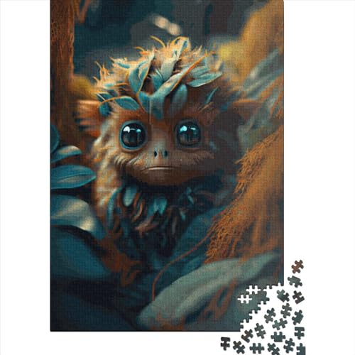 Puzzle 1000 Teile Kreative Waldfremde Quadratische Puzzle Erwachsene Holzpuzzle Herausforderndes Spiel 1000 Teile (75x50cm) von QASEYIPV
