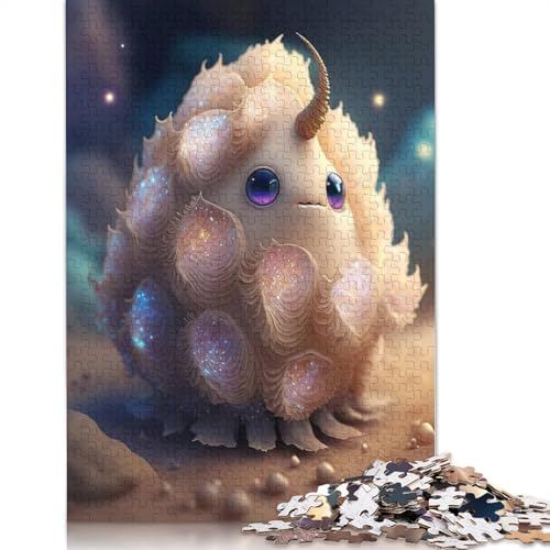 Puzzle 1000 Teile Niedliche Monster für Erwachsene, Puzzle für Erwachsene, Halloween-Geschenk ab 14 Jahren, 1000 Teile (75x50cm) von QASEYIPV