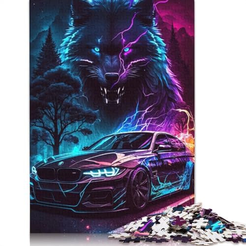 Puzzle 1000 Teile Wölfe für Erwachsene, schwer für die Familie, 75 x 50 cm Puzzle 1000 Teile Wölfe für Erwachsene, schwer für die Familie, 75 x 50 cm von QASEYIPV