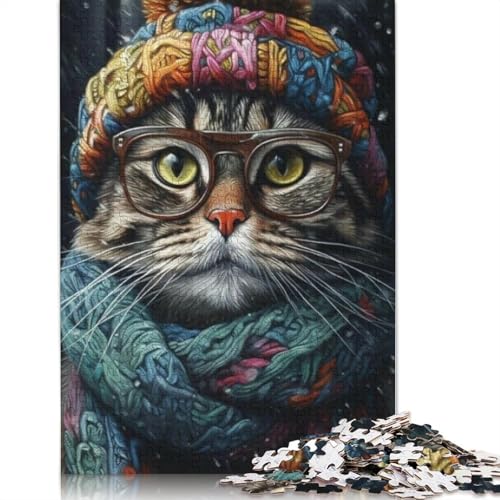 Puzzle 1000 Teile für Erwachsene, Holzpuzzle, Halloween-Geschenke, Erwachsenenpuzzle, Lernspiel, Herausforderung, Spielzeug, 1000 Teile (75 x 50 cm) von QASEYIPV