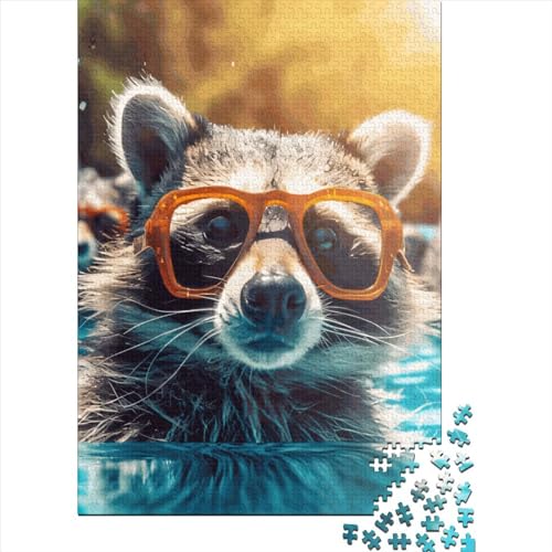 Puzzle 1000 Teile für Erwachsene, Holzpuzzle, Lernspiele für Kinder, 1000 Teile (75 x 50 cm) von QASEYIPV