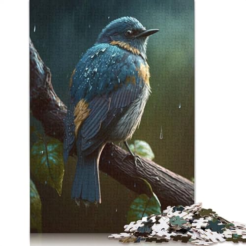 Puzzle 1000 Teile für Erwachsene, Papagei, Geschenke für Heiligabend, 1000 Teile (38 x 26 cm) von QASEYIPV