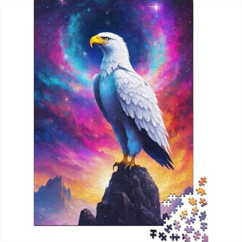 Puzzle 1000 Teile für Erwachsene Tiere Adler Papier Puzzle Spielzeug für Familienunterhaltung 1000 Teile (38x26cm) von QASEYIPV