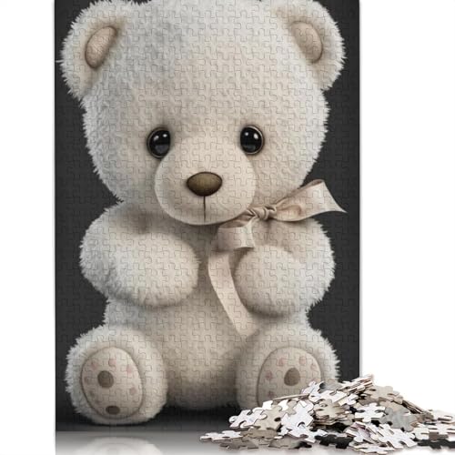 Puzzle für Erwachsene, 1000 Bären, Puzzle für Erwachsene, pädagogisches Spiel, Herausforderungsspielzeug, 1000 Teile (75 x 50 cm) von QASEYIPV