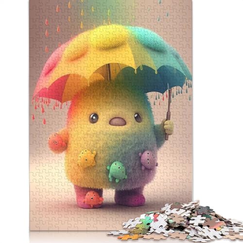 Puzzle für Erwachsene, 1000 Teile, 38 x 26 cm, niedliche Monster. Puzzle für Erwachsene, 1000 Teile, 38 x 26 cm, niedliche Monster. von QASEYIPV