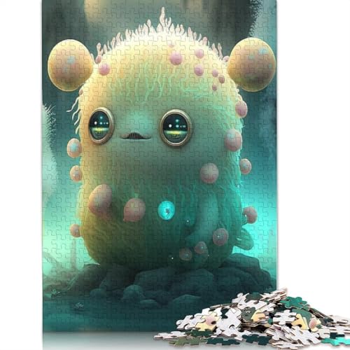 Puzzle für Erwachsene, 1000 Teile, 75 x 50 cm, niedliche Monster, Lernspiel für Erwachsene. Puzzle für Erwachsene, 1000 Teile, 75 x 50 cm, niedliche Monster, Lernspiel für Erwachsene. von QASEYIPV