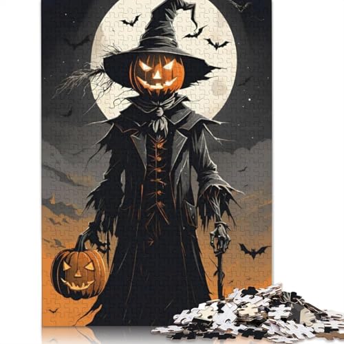 Puzzle für Erwachsene, 1000 Teile, Kürbis und Teufel, Puzzle für Erwachsene, Lernspiel, Herausforderung, Spielzeug, 1000 Teile (38 x 26 cm) von QASEYIPV