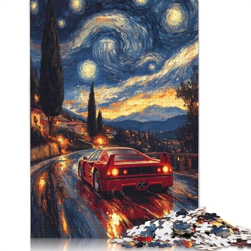Puzzle für Erwachsene, 1000 Teile, Sternennacht F40, Puzzle für Erwachsene, anspruchsvolles Spiel, 1000 Teile (75 x 50 cm) von QASEYIPV