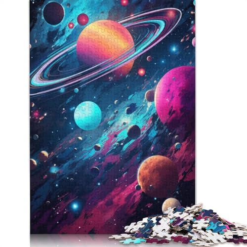 Puzzle für Erwachsene, 1000 Teile, Weltraum-Fantasie-Puzzle, anspruchsvolles Spiel, 1000 Teile (75 x 50 cm) von QASEYIPV