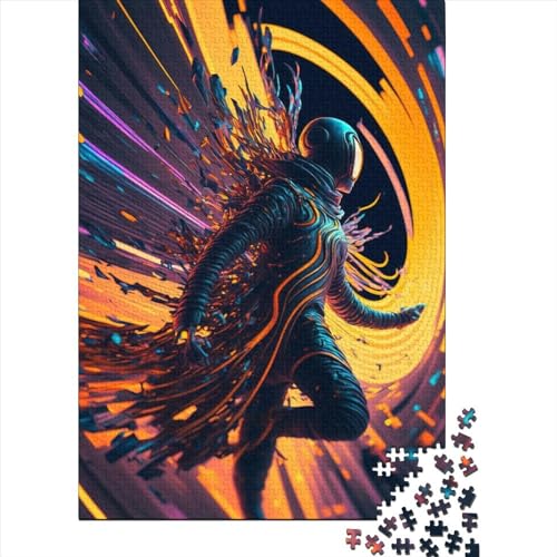 Puzzle für Erwachsene, Holzpuzzle, Puzzle für Teenager, Geschenke, Heimdekoration, Spielzeug, 1000 Teile (75 x 50 cm) von QASEYIPV