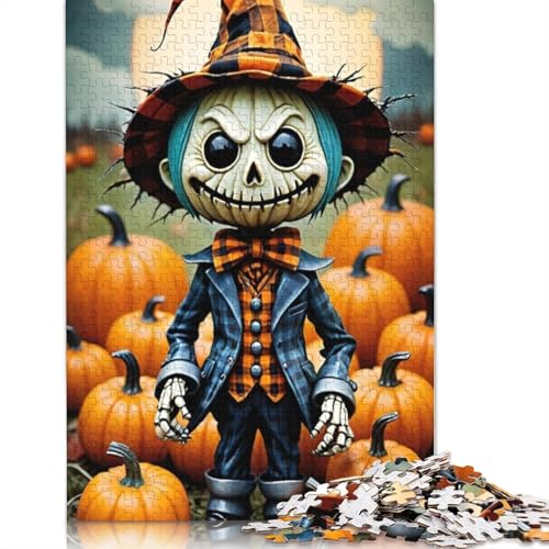 Puzzle für Erwachsene, Kürbis und Teufelspuzzle, 1000 Teile (75 x 50 cm) von QASEYIPV