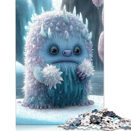 Puzzle für Erwachsene, niedliche Monster, Holzpuzzle für Teenager, Geschenke, Heimdekoration, Puzzle-Spielzeug, 1000 Teile (75 x 50 cm) von QASEYIPV