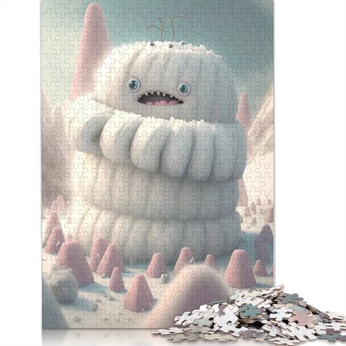 Puzzle für Erwachsene, niedliche Monster, Papier-Puzzles für Teenager, Geschenke, Heimdekoration, Puzzle-Spielzeug, 1000 Teile (38 x 26 cm) von QASEYIPV