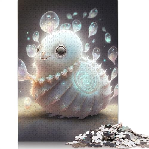 Puzzle für Erwachsene, niedliche Monster, Puzzles für Erwachsene, Lernspiel, Herausforderung, Spielzeug, 1000 Teile (38 x 26 cm) von QASEYIPV