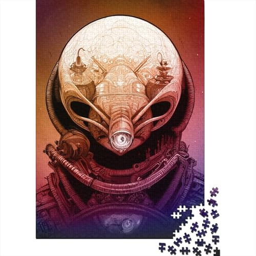 Puzzle für Erwachsene 1000 Puzzle Alien Cyclops Puzzle für Erwachsene Lernspiel Herausforderung Spielzeug 1000 Teile (75x50cm) von QASEYIPV