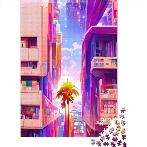 Puzzle für Erwachsene 1000 Puzzle Morgenspaziergang Puzzle für Erwachsene Lernspiel Herausforderung Spielzeug 1000 Teile (38x26cm) von QASEYIPV