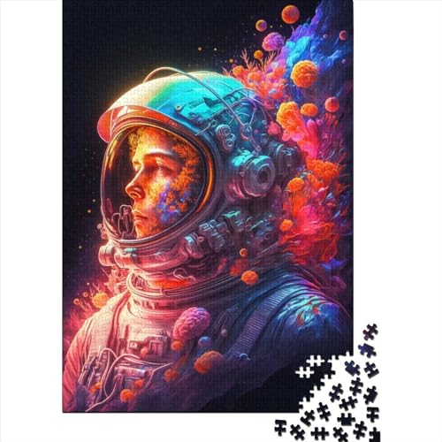 Puzzle für Erwachsene 1000 Teile ARCOBALENO ASTRONAUT Papierpuzzle für Erwachsene Lernspiel Herausforderung Spielzeug 1000 Teile (38x26cm) von QASEYIPV