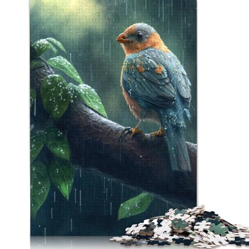 Puzzle für Erwachsene 1000 Teile Art Parrot Holzpuzzle für Erwachsene und Jugendliche Wohnkultur Puzzle Spielzeug 1000 Teile (75x50cm) von QASEYIPV