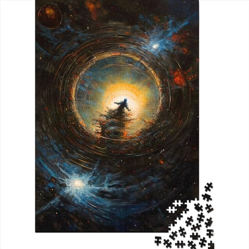 Puzzle für Erwachsene 1000 Teile "Blick im Vakuum" Erwachsenenpuzzle Lernspiel Herausforderung Spielzeug 1000 Teile (38x26cm) von QASEYIPV