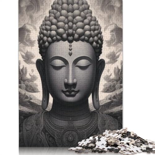 Puzzle für Erwachsene 1000 Teile Buddha Art Puzzle für Erwachsene Lernspiel Herausforderung Spielzeug 1000 Teile (75x50cm) von QASEYIPV