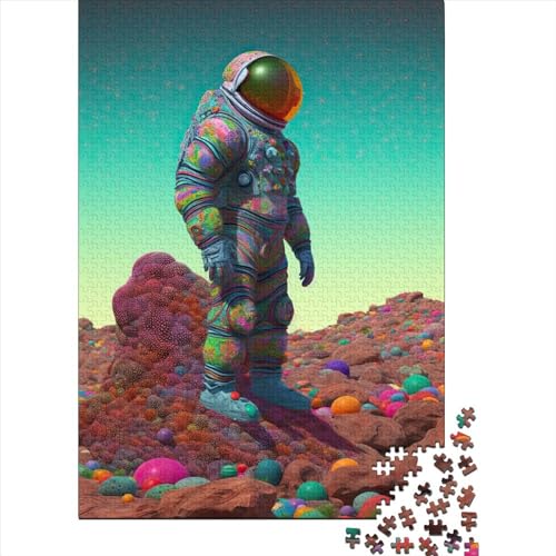 Puzzle für Erwachsene 1000 Teile Galaktisches Papierpuzzle Groovy für Erwachsene Lernspiel Herausforderung Spielzeug 1000 Teile (38x26cm) von QASEYIPV