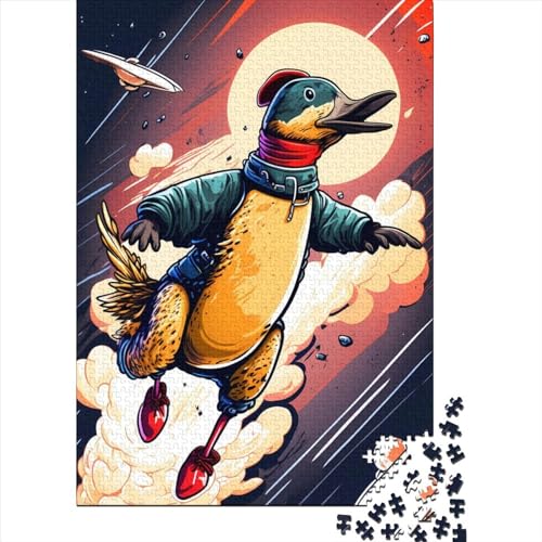 Puzzle für Erwachsene 1000 Teile Gans Holzpuzzle für Erwachsene und Jugendliche Wohnkultur Puzzle Spielzeug 1000 Teile (75x50cm) von QASEYIPV