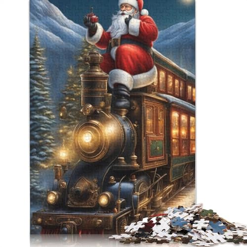 Puzzle für Erwachsene 1000 Teile Weihnachtsmann Puzzle Erwachsene Lernspiel Herausforderung Spielzeug 1000 Teile (75x50cm) von QASEYIPV