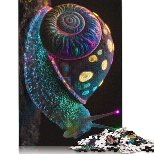 Puzzle für Erwachsene 1000 Teile niedliche Monster Holzpuzzle für Erwachsene Lernspiel Herausforderung Spielzeug 1000 Teile (75x50cm) von QASEYIPV