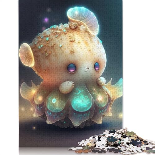 Puzzle für Erwachsene 1000 Teile niedliche Monster Holzpuzzle für Erwachsene und Jugendliche Wohnkultur Puzzle Spielzeug 1000 Teile (75x50cm) von QASEYIPV