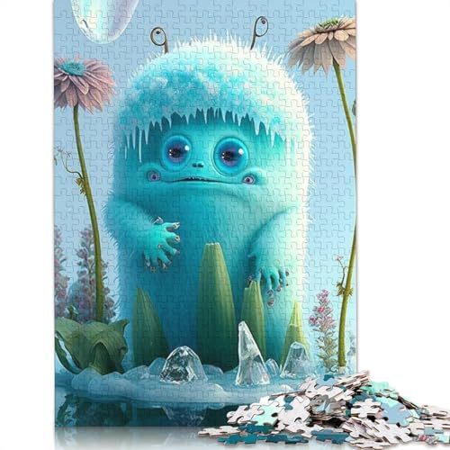 Puzzle für Erwachsene 1000 Teile niedliche Monster Papier Puzzle für Erwachsene Lernspiel Herausforderung Spielzeug 1000 Teile (38x26cm) von QASEYIPV