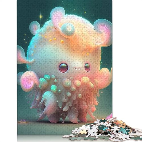 Puzzle für Erwachsene 1000 Teile niedliche Monster Papier Puzzle für Erwachsene Lernspiel Herausforderung Spielzeug 1000 Teile (38x26cm) von QASEYIPV