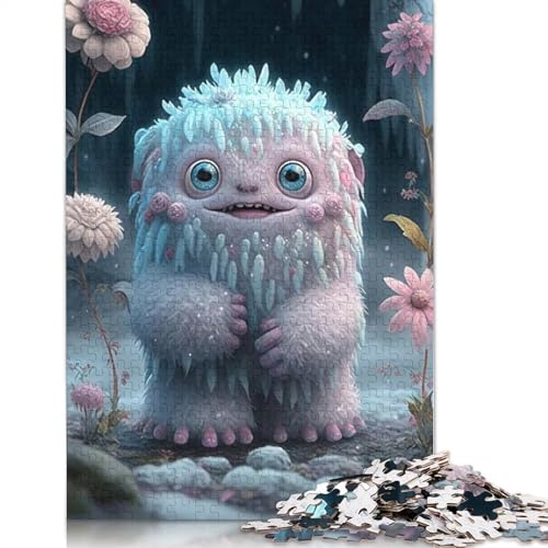 Puzzle für Erwachsene 1000 Teile niedliche Monster Papierpuzzle für Erwachsene und Jugendliche Wohnkultur Puzzle Spielzeug 1000 Teile (38x26cm) von QASEYIPV
