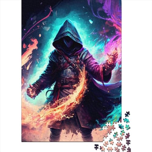 Puzzle für Erwachsene 1000 Zauberer Erwachsene Puzzle Lernspiel Herausforderung Spielzeug 1000 Teile (75x50cm) von QASEYIPV