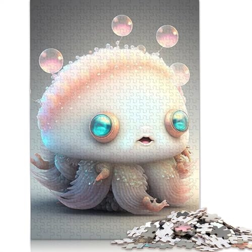 Puzzle für Erwachsene 1000 niedliche Monster Puzzle Erwachsene Puzzle Lernspiel Herausforderung Spielzeug 1000 Teile (75x50cm) von QASEYIPV