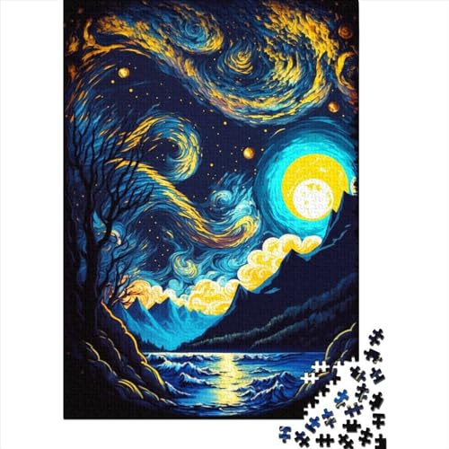 Puzzle für Erwachsene Sternenuniversum Erwachsenenpuzzle Lernspiel Herausforderung Spielzeug 1000 Teile (75x50cm) von QASEYIPV