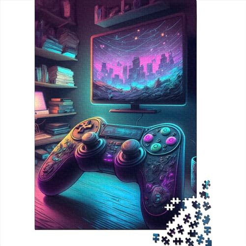 Puzzle für Erwachsene und Jugendliche, Familienspiel, 1000 Teile (75 x 50 cm) von QASEYIPV