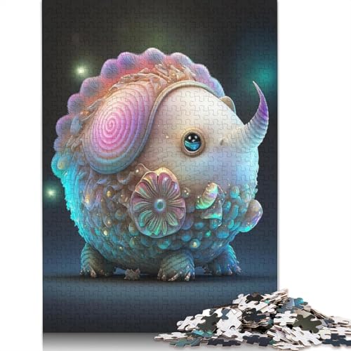 Puzzle für Erwachsene und Teenager, Niedliche Monster, Spiel für Familien von Erwachsenen und Teenagern, 1000 Teile (75x50cm) von QASEYIPV