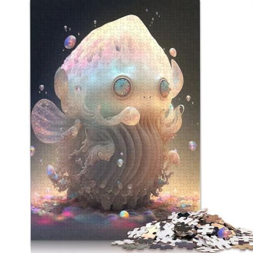 Puzzle für Erwachsene und Teenager, Niedliche Monster, Spiel für Familien von Erwachsenen und Teenagern, 1000 Teile (75x50cm) von QASEYIPV