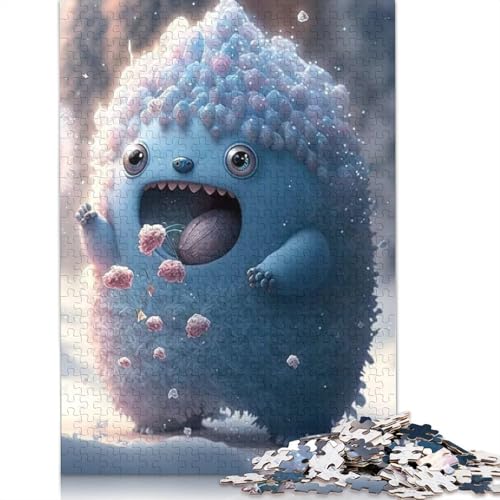 Puzzle für Erwachsene: Entzückende Monster, Puzzle für Erwachsene, pädagogisches Spiel, Herausforderungsspielzeug, 1000 Teile (75 x 50 cm) von QASEYIPV
