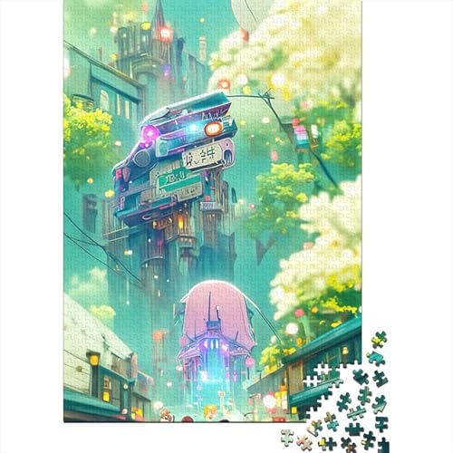 Puzzle mit 1000 Teilen, Morgenspaziergang für Erwachsene, Jugendliche ab 12 Jahren, 1000 Teile (38 x 26 cm) < von QASEYIPV