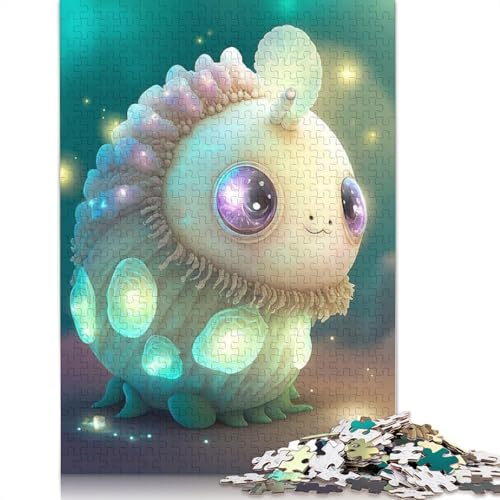 Puzzle mit 1000 Teilen, niedliche Monster für Erwachsene und Jugendliche, Puzzle für Familienspaß und Spielabende, 1000 Teile (38 x 26 cm) von QASEYIPV