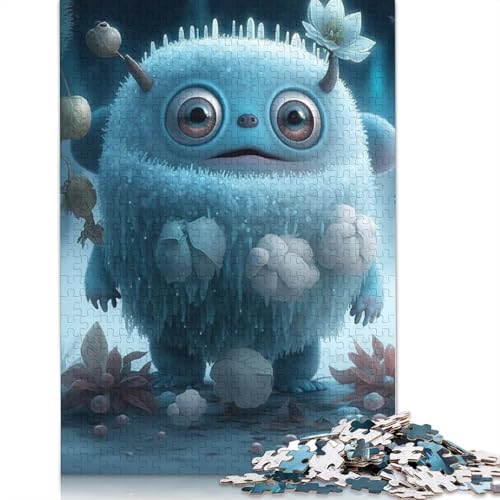 Puzzle mit 1000 Teilen, niedliche Monster für Erwachsene und Jugendliche, Puzzle für Familienspaß und Spielabende, 1000 Teile (38 x 26 cm) von QASEYIPV