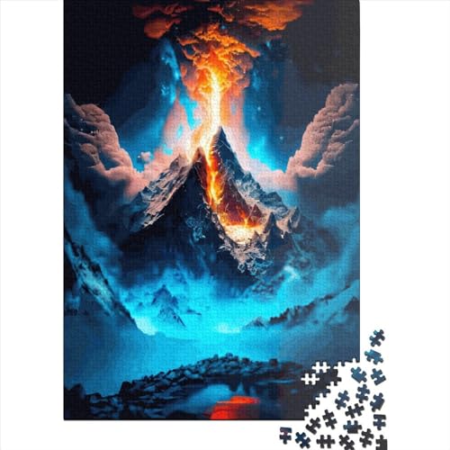 Quadratisches Puzzle, 1000 Teile, Marsausbruch für Erwachsene und Holzpuzzle, Lernspielzeug, Familienspiele, 1000 Teile (38 x 26 cm) von QASEYIPV