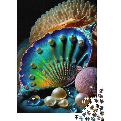 Schönes Puzzle mit 1000 Teilen, Seesterne für Erwachsene, pädagogisches Spiel, Herausforderungsspielzeug, 1000 Teile (38 x 26 cm) von QASEYIPV