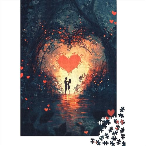 Sheavory_giving_you_all_my_love 1000 Teile Puzzle für Erwachsene und Kinder, Papierpuzzle, Lernspielzeug, 1000 Teile (38 x 26 cm) von QASEYIPV