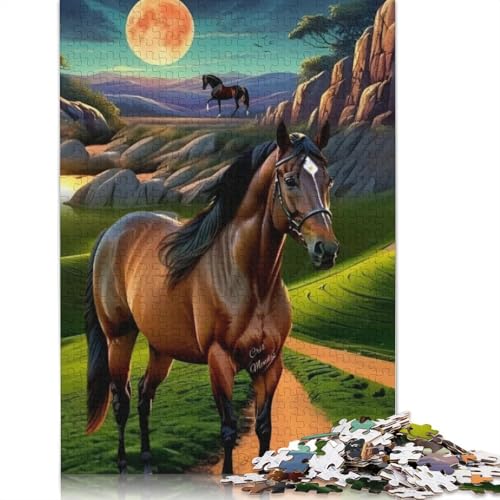 Subject_name> Puzzle 1000 Teile für Erwachsene aus Holz, Lernspiel, Herausforderung Spielzeug 1000 Teile (75 x 50 cm) von QASEYIPV